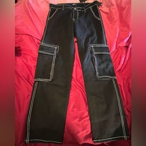 Fashion Nova Men straight leg baggy jeans